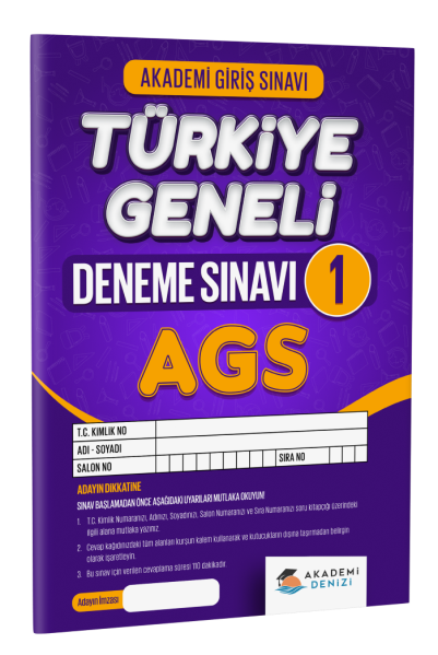 AKADEMİ DENİZİ KPSS AGS TG1 - 2025-26